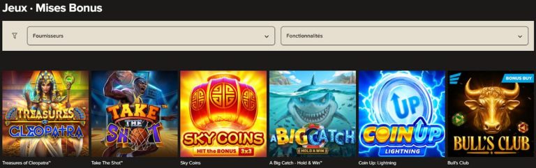 Orient Xpress Casino jeux