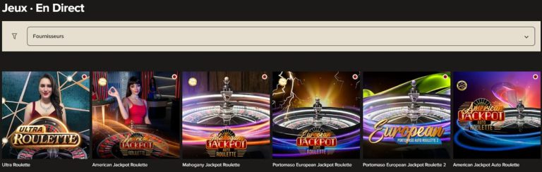Orient Xpress Casino jeux live